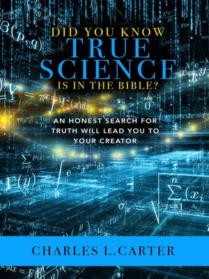 cover image of Did You Know True Science Is in the Bible?